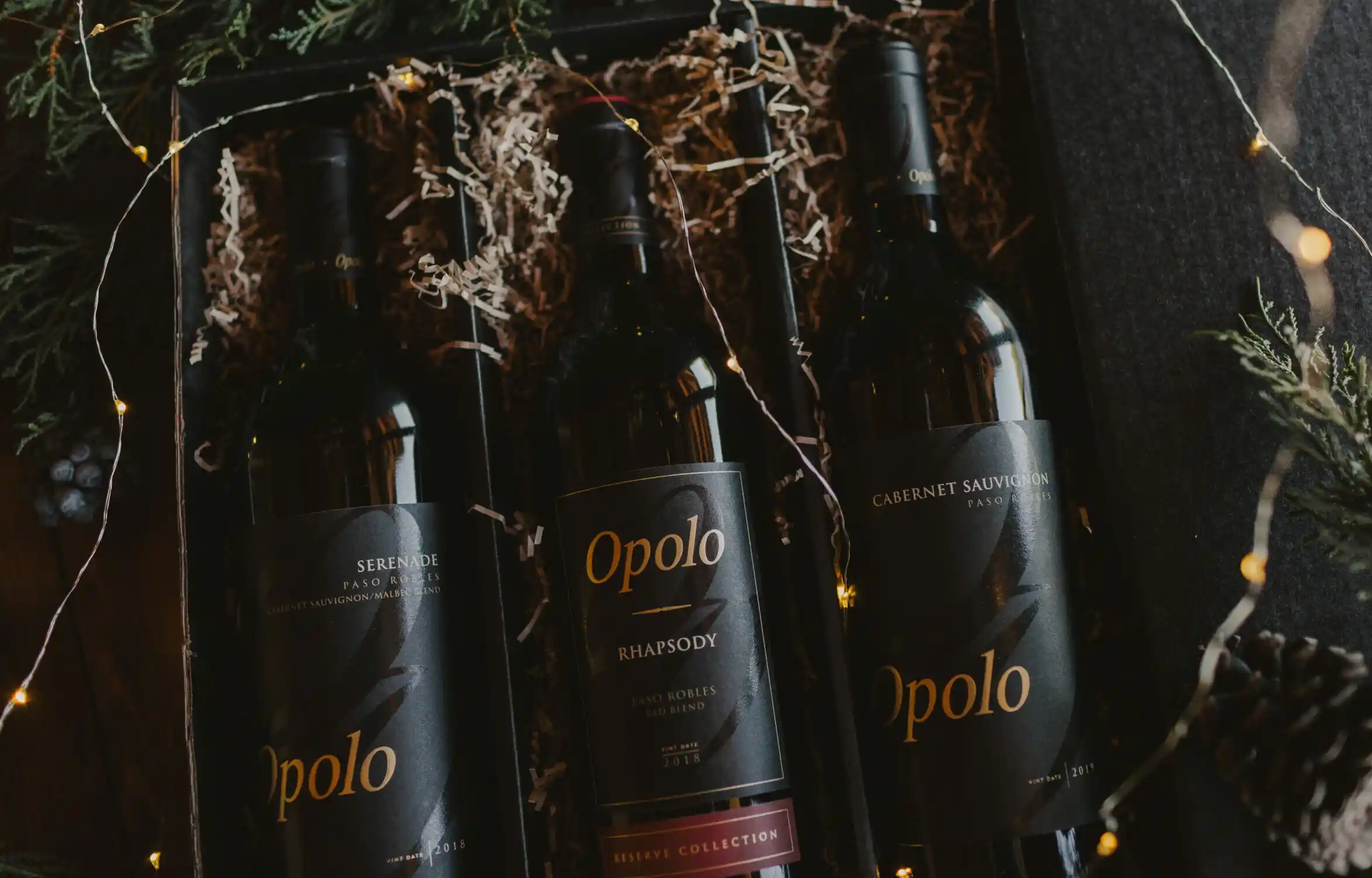 Holiday box set of Opolo wine
