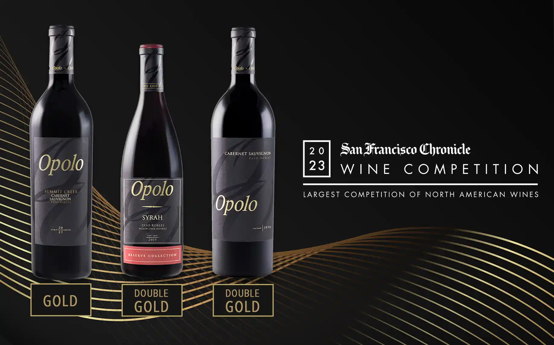 Opolo Vineyards wins Gold and Double Gold at San Francisco Chronicle Wine Competition