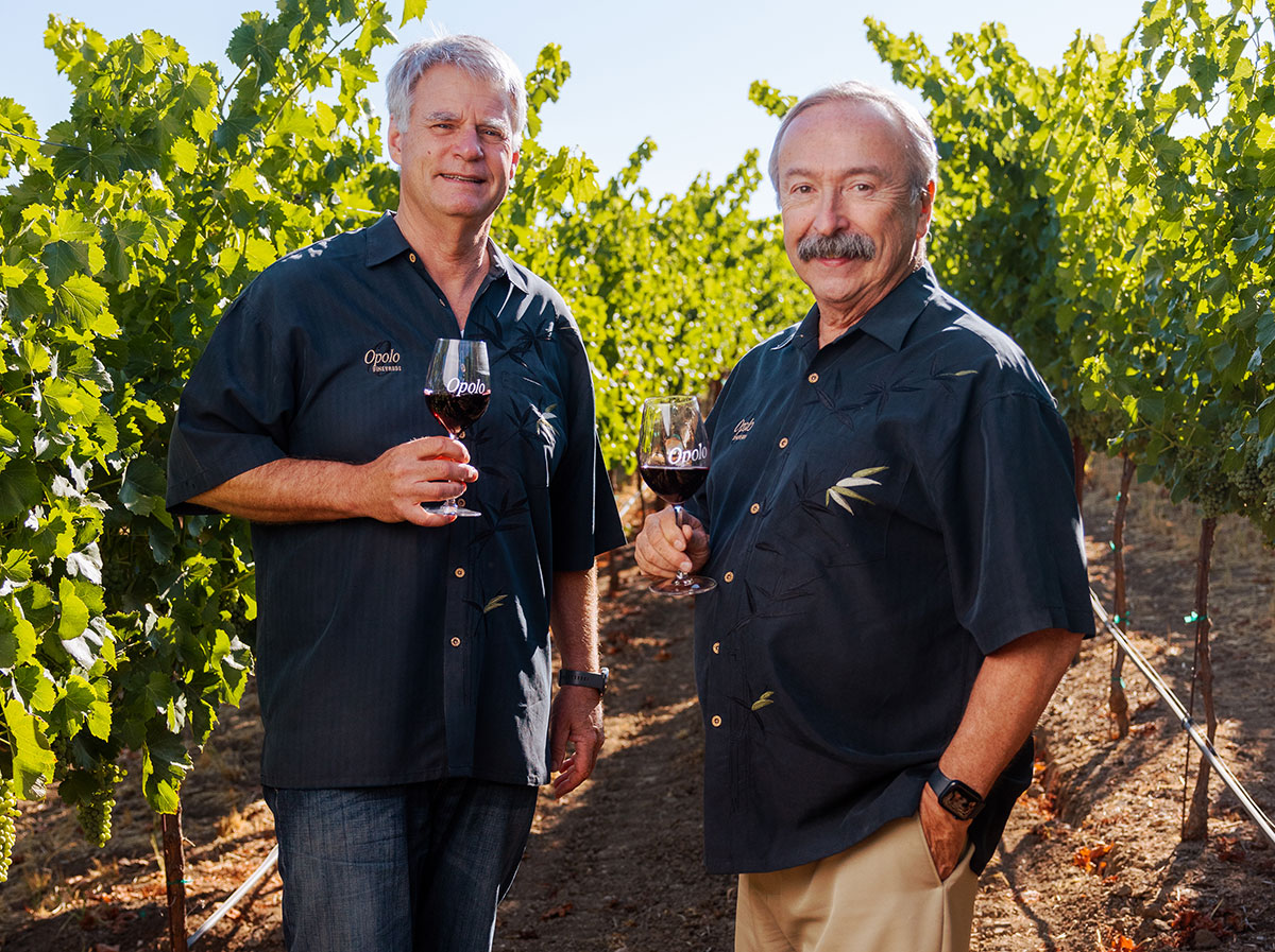 Rick and Dave, Founders of Opolo Vineyards