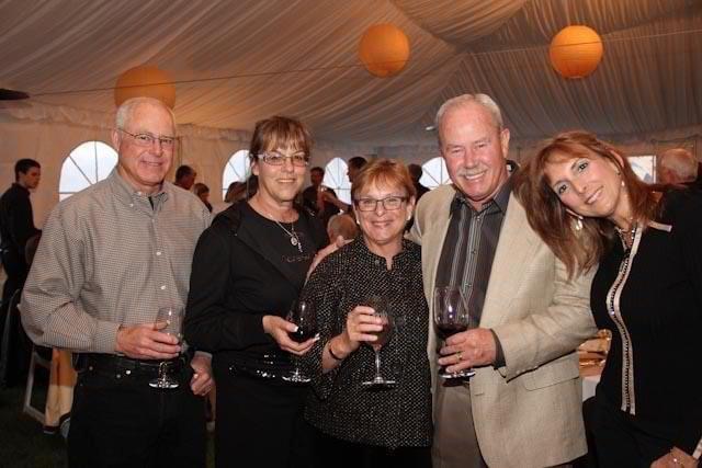 Diane Carter and friends at an Opolo Paso Robles Event