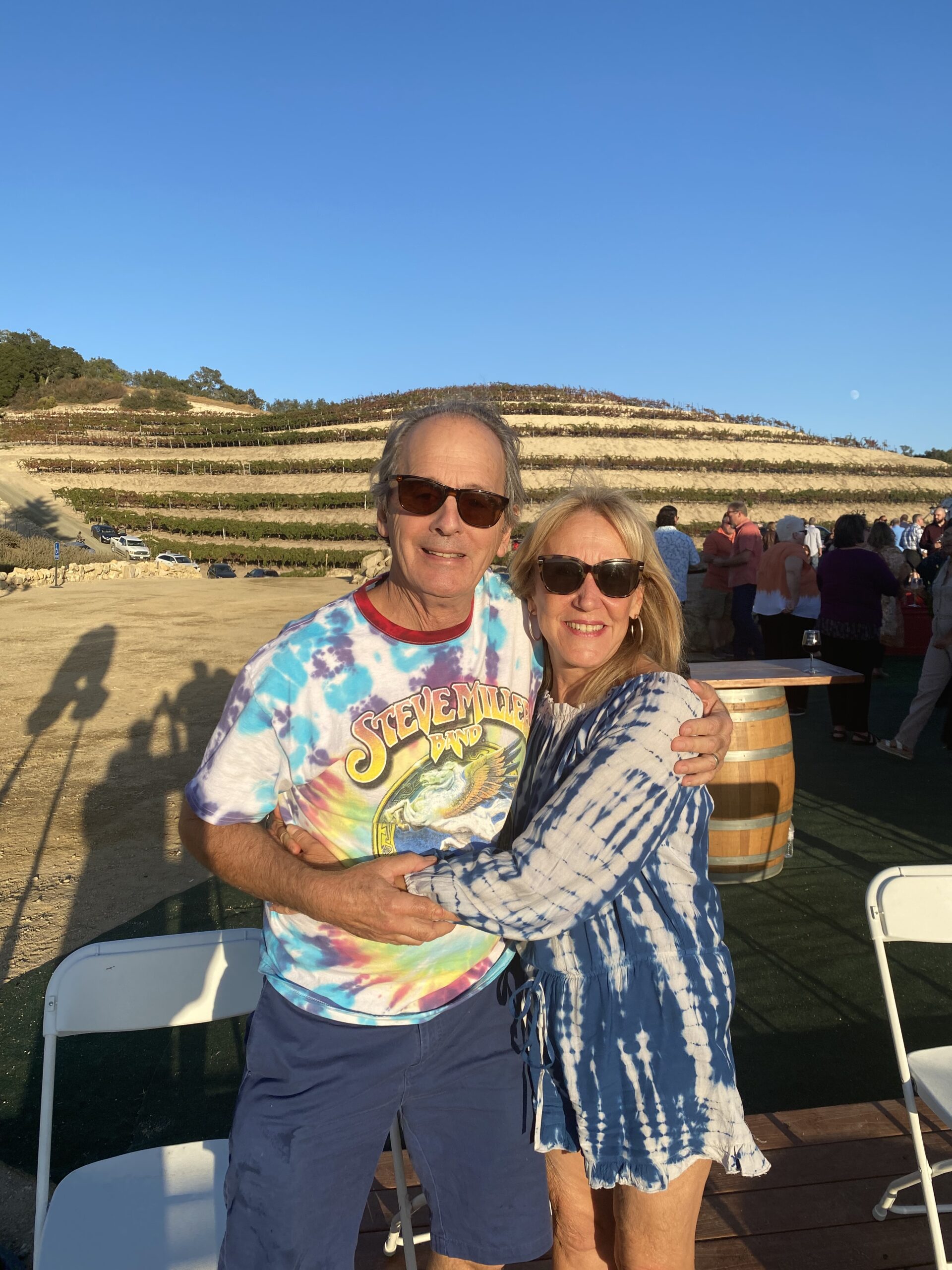 Lisa and Lee Johnson at Opolo Wines