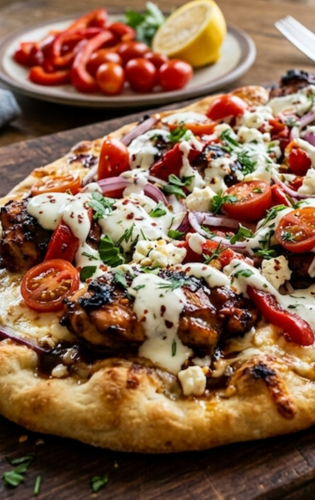 Balkan BBQ Flatbread