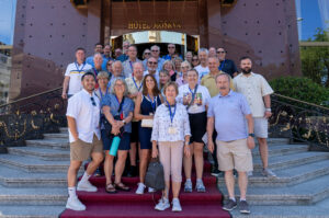 Opolo's Adriatic Tour Group in front of Hotel Moskva