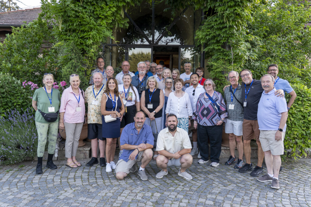 Group photo in front of Kovacevic Restaurant