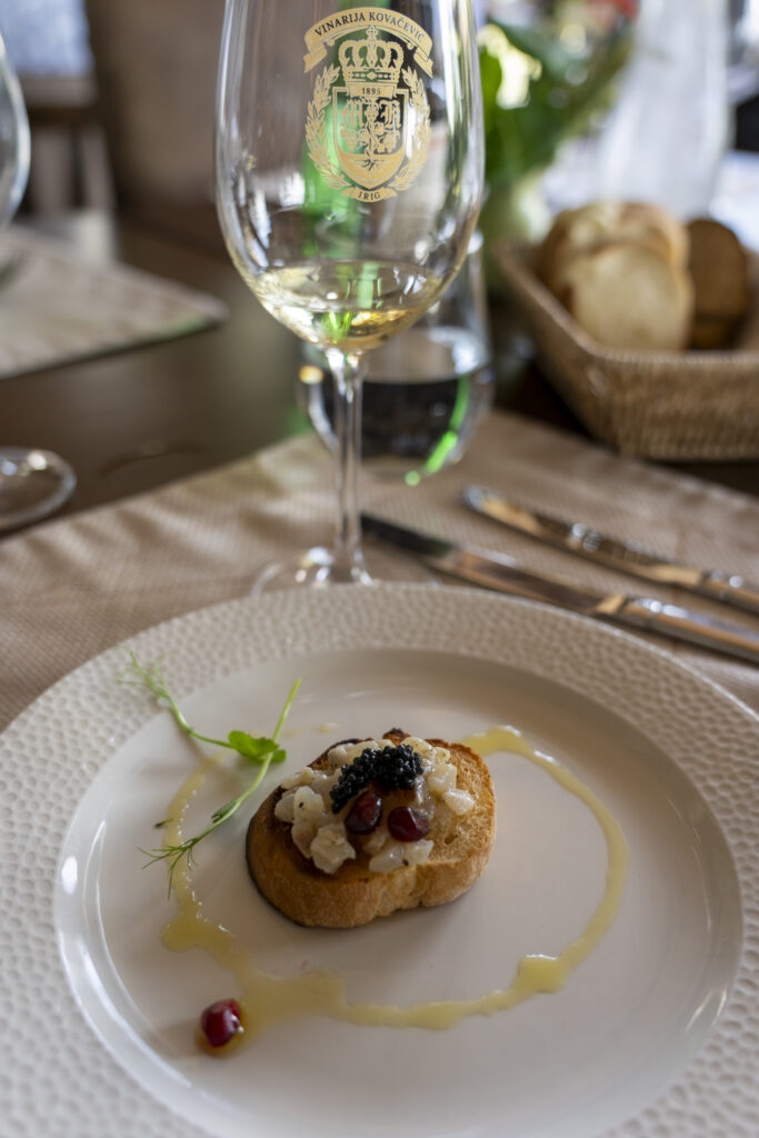 Food and Wine Pairing at Kovacevic