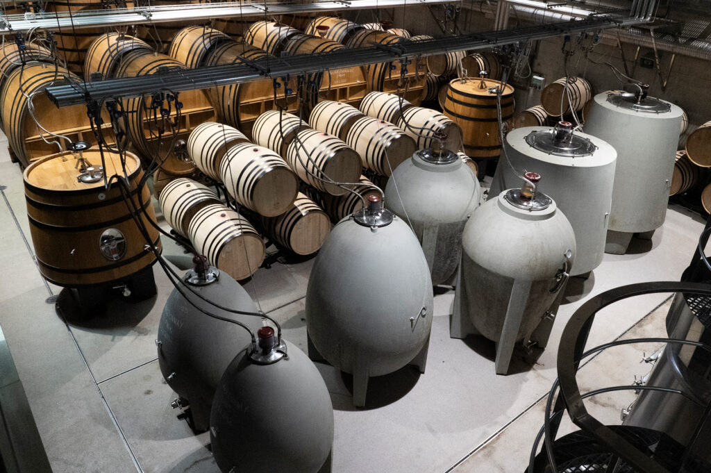 Amphora barrels from Galič Winery
