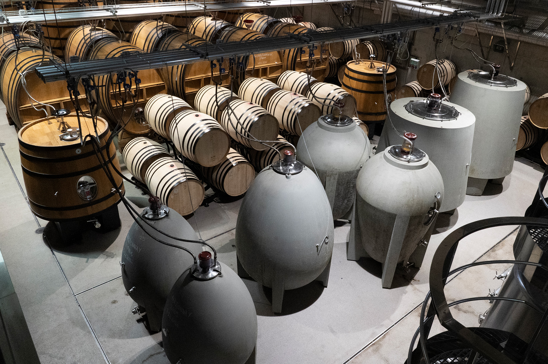 Amphora barrels from Galič Winery
