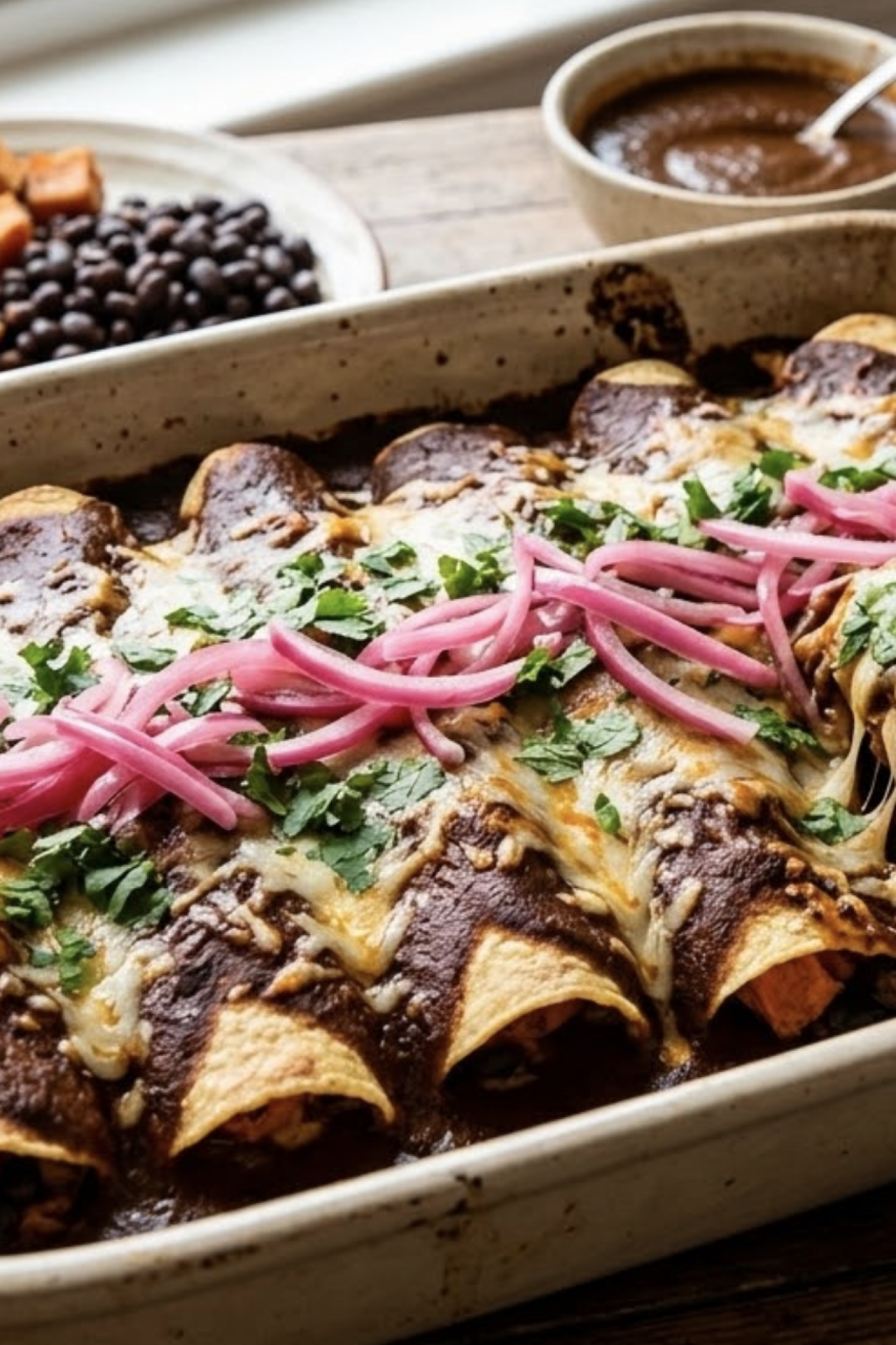 Mole Enchiladas